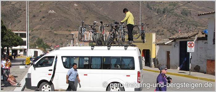 Mountainbikereisen umrundung Huascarán-Circuit